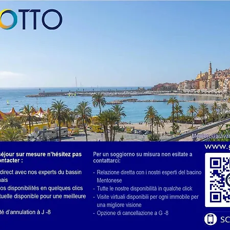 4 Pers A Menton, 60 M² - Fr-1-196-378 מנטון